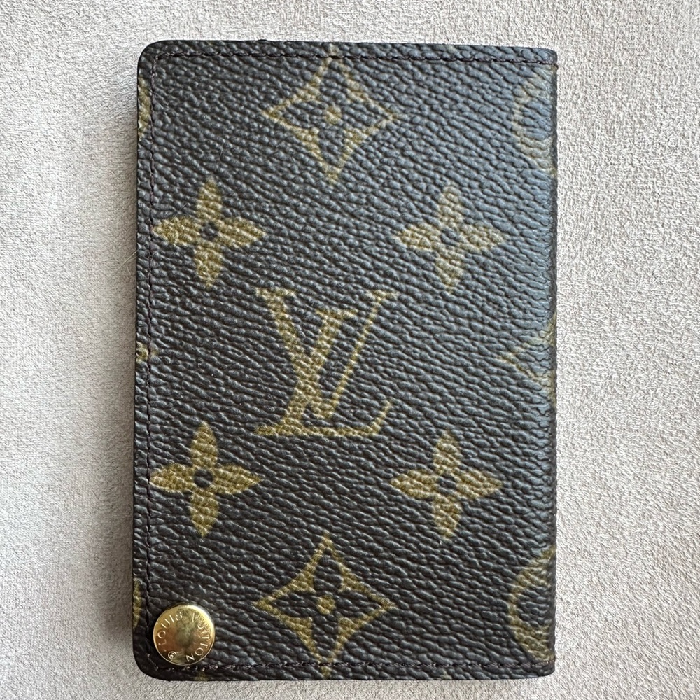 Louis Vuitton Porte Cartes Monogram Card Holder w Dust Cover - Picture 6 of 11